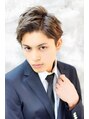 アクロスビズスタイル(AKROS BIZ STYLE) 清潔感バッチリ!オフの時はは前髪を降ろすスタイリングもできる!