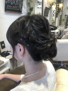 ローグヘアー 綾瀬店(Rogue HAIR) 編み込みパーティヘア【綾瀬美容室】 《Rogue 柴崎》
