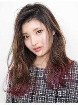 エトワール(Etoile HAIR SALON)&nbsp;ラインカラーセミロング