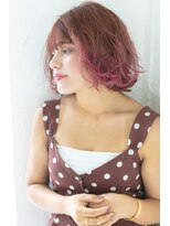 アジールヘア 東上野店(agir hair)&nbsp;キャンディーピンクの軽やかボブ【上野/東上野】