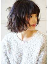 ザ シー 橋本(The C)&nbsp;黒髪でも動きのある大人ボブ／ザシー　バイ　アフロート橋本