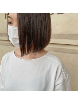 ヘアーエスクールフェイス(hair S. COEUR face) ボブスタイル/大人ボブ/透明感カラー/髪質改善トリートメント