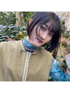 リブロ 三軒茶屋(LIBRO) ミニボブ　+ 顔まわりレイヤー