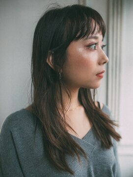 美容室 リズヘアー 稲毛店(Riz hair) ワイドバング×モテロング【稲毛駅】