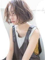 アンルポン 梅田(un le pont) 【アンルポン梅田】大人かわいい♪小顔透明感アッシュミニボブ