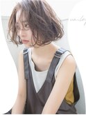 【アンルポン梅田】大人かわいい♪小顔透明感アッシュミニボブ