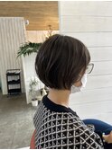丸みショートボブ