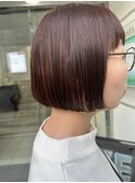 ミニボブ・オレンジブラウン・アプリコットブラウン