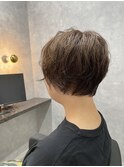 くせ毛を活かしてパーマ風に♪