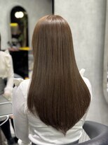 シティ(CITY)&nbsp;チョコグレージュ ブリーチ無 韓国レイヤー 20代30代40代50代