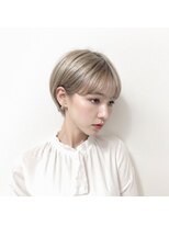 ルーチェヘアー&nbsp;初心者向け☆ナチュラルマッシュショート/ブロンドカラー