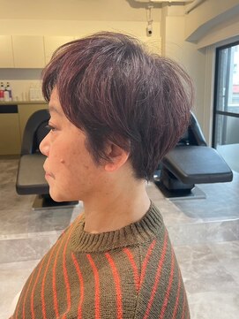 ソイクフ(SOY KUFU) 大人可愛い20代30代40代イメチェン似合わせカットレッドブラウン