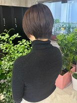 キャラハーフ 池袋東口店(KYARA HALF)&nbsp;まるみショート/ショートレイヤー/ナチュラル/アッシュ/南池袋a