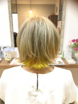 マーガレット(MARGARET) ハイトーン裾カラー