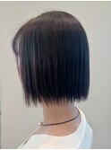 切りっぱなしボブ