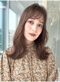 斜めバングこなれミディ