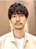 マッシュ　ダウンバング　くせ毛風　スパイラルパーマ