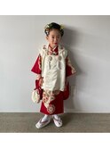 【下北沢＊I'll b hair＊】三歳七五三着付けと日本髪ヘアセット