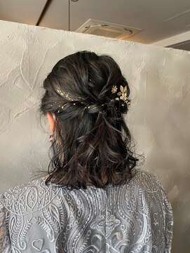 エルエスヘアー(LS HAIR) ハーフアップアレンジ♪