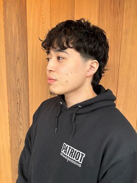 アンプー(en peu) メンズ◎黒髪パーマ