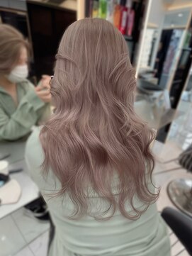 ラピス 渋谷本店(Lapis) グレージュ/レイヤーカット/髪質改善/エクステ/バイカルテ