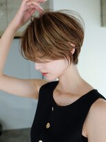 シオン(shion)&nbsp;ショートおくれ毛前髪カットブリーチ_F20719