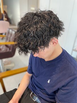 ザコーストバイネオリーブ 辻堂店(The coast by neolive) ツイストスパイラルパーマメンズツーブロック辻堂