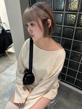 ペレ アネックス 大阪梅田茶屋町店(PELE ANNEX) ミディアムヘア/デザインカラー/フェイスフレーミング/梅田