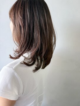 ラトリエコンタン(L´atelier Content) 【asuka】大人カジュアルレイヤースタイル　グレイアッシュ