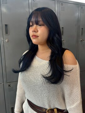 ゲーム 下北沢(GAME) ダブルカラー/大人レイヤー/ミルクティーベージュ/ウルフ/下北沢