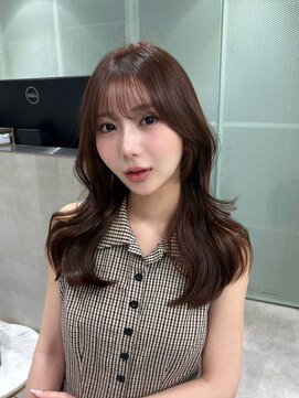 ロンド マーレ 天神大名店(Lond mare) ホワイトグレージュ/ミニウルフ/チェリーブラウン/レイヤー