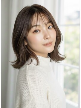 クラゲヘアー/小顔/ココアベージュ/オリーブグレー/○○○○