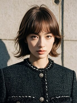 エイチ ウルフカット 大阪梅田(811) レイヤーカットショートウルフくびれボブ前下がりボブシャギー