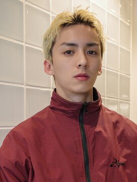 ラパンセヴェールメンズ 栄(LA PENSEE VERT MEN'S) ブロンドスパイキーショート