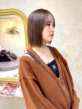 リノア(Linoa)の写真/口コミ好評価★《カット＋カラー￥7,950》ナチュラルなカラーにもこだわりを♪あなただけの似合わせをご提案