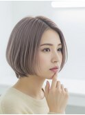 川越/ショート/ボブ/ハイライト/白髪ぼかし/白髪染め