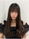 レイヤーカット／ナチュラル／モテ髪/銀座/ロングレイヤー