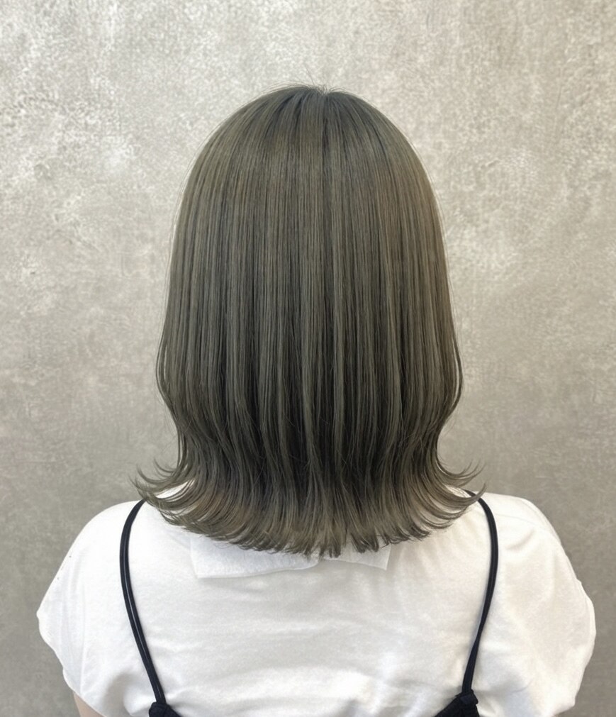 ◎透明感ダブルカラー×オリーブグレージュ【春日部】◎：L186844344