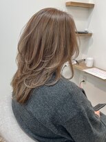 シア 北千住店(SHEER)&nbsp;ハイレイヤーとミルクティーベージュの相性◎/SHEER北千住店