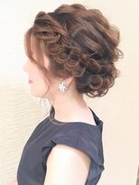 ヘアセット&メイク専門店 カスミ(Kasumi)&nbsp;編み込み波ウェーブ