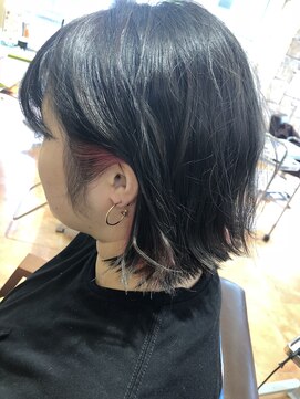 フォルテ 島田店 ダークグレージュ×ピンク