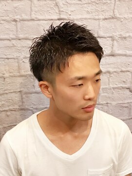 銀座マツナガ 新宿野村ビル店 2ブロアップバンクスタイル