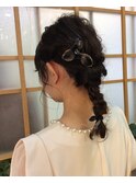華やか編みおろしスタイル