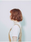 ゆるふわ切りっぱなしボブ/ふんわりカール
