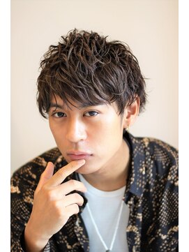 ノイセル 西本町(Noisyle) クラウドマッシュ束感ソフトスパイラルパーマ無造作ショート