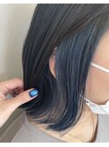 インナー×ブルーカラー