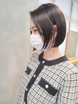 エリマ 調布(elima) 大人ボブ/ミニボブ/黒髪/イルミナカラー/ベージュインナー[調布]