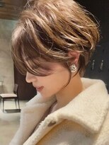 ビュー フクオカ(VIEW FUKUOKA)&nbsp;大人ボブ似合わせカットアースカラーのショートボブ