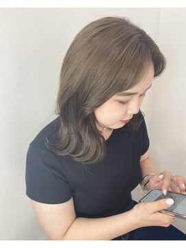 カットウェルズ粟殿店(Cut Well's smile&peace) アッシュベージュ奈良 cutwells 粟殿