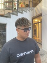 メリケンバーバーショップ フクオカ(MERICAN BARBERSHOP FUK)&nbsp;ツーブロックパーママッシュショート